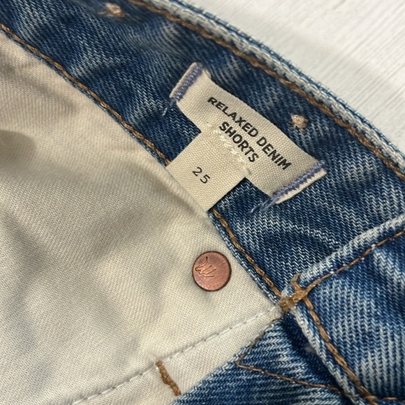 Madewell Relaxed Denim Shorts Size 25. NWT - Picture 7 of 12